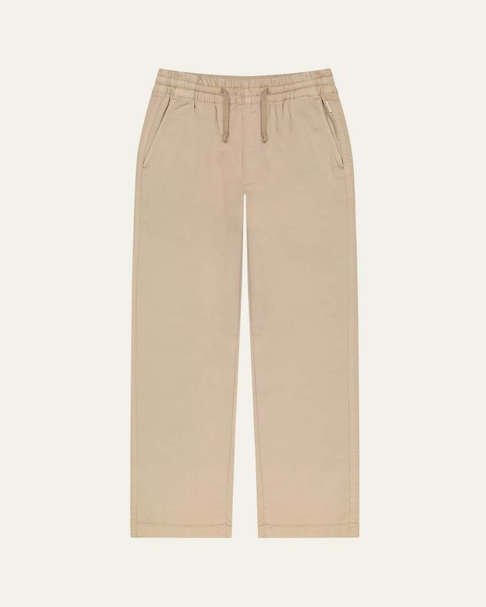 Boy's Quentin Brushed Twill Jogger Pants, Size 2-7
